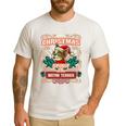 Boston Terrier My Christmas Spirit Dog Santa Claus X-Mas Men's Casual T-Shirt White