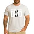 Boston Terrier Dad Of A Bostie Dad Bostie Father Men's Casual T-Shirt White