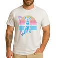 Boston Terrier Dad Retro Men's Casual T-Shirt White