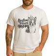 Boston Terrier Dog Bostie Mom Idea For Women Men's Casual T-Shirt White