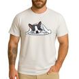 Boston Terrier Dog Official Sleeping Men Women Girls Kids Men's Casual T-Shirt White