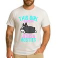 Boston Terrier This Girl Runs On Jesus And Boston Terriers Men's Casual T-Shirt White