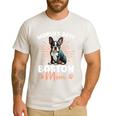 Boston Terrier Groovy World's Best Boston Mom Men's Casual T-Shirt White
