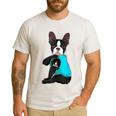 Boston Terrier I Love Mom Apparel Men's Casual T-Shirt White