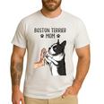 Boston Terrier Mom Dogs Mum Woman Men's Casual T-Shirt White