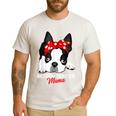 Boston Terrier Mum Dog Woman Idea Men's Casual T-Shirt White