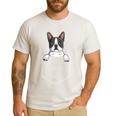 Boston Terrier In The Pocket Cute Boston Terrier Dog Lovers For Men Women Girls Kids Men's Casual T-Shirt White