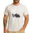 Boston Terrier Puppy Sweet Dreams Pajama For Bedtime Men's Casual T-Shirt White