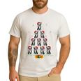 Boston Terrier Santa Hat Xmas Light Men Women Christmas Tree Men's Casual T-Shirt White