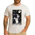 Boston Terrier Tarot Card Star With The Moon Men Women Kids Men's Casual T-Shirt White