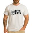 Bulldogs School Spirit Bulldog Pride Checkered Teacher Men&#x27;s Casual T-Shirt White