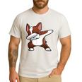 Dabbing Red Boston Terrier Dab Dance Dog Men Women Kids Men's Casual T-Shirt White