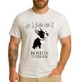 Life Is Better With A Boston Terrier Dog For Lover Men's Casual T-Shirt White