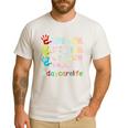 Love Daycare Provider Childcare Teacher Tie Dye Men&#x27;s Casual T-Shirt White