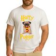 Lovely Harry Pugger Pug Men's Casual T-Shirt White