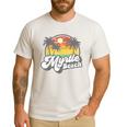 Myrtle Beach South Carolina Retro 70s Vintage Vacation Men's Casual T-Shirt White