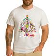 Paintbrush Christmas Tree Decor Xmas For Artist Art Teacher For Men Women Men&#x27;s Casual T-Shirt White