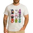 Pig Spooky Ghost Witch Boo-Jee Horror Pumpkin Pig Halloween Men's Casual T-Shirt White