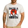 Vintage Japanese Dogzilla Boston Terrier Men's Casual T-Shirt White