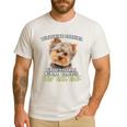 Yorkshire Terrier Yorkie Dog Professional Human Trainer Men's Casual T-Shirt White