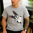 Boston Terrier Bostie Dog Kids Men Men's Casual T-Shirt Sport Grey