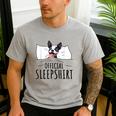 Boston Terrier Dog Lovers Sleepshirt Apparel Men Women Men's Casual T-Shirt Sport Grey
