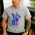Boston Terrier Dog For a Boston Terrier Mom Men's Casual T-Shirt Sport Grey