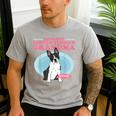 Boston Terrier Grandma Bostie Dog Owner Boston Terrier Men Women Men's Casual T-Shirt Sport Grey