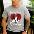 Boston Terrier Grandma Dog Owner Boston Terrier For Men Women Men's Casual T-Shirt Sport Grey