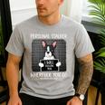Boston Terrier Mug Shot Guilty Dog Men's Casual T-Shirt Sport Grey
