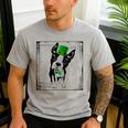 Cool Saint Patrick's Boston Terrier T Shirt For Dogs Lovers Men's Casual T-Shirt Sport Grey