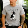 Life Is Better With A Boston Terrier Dog For Lover Men's Casual T-Shirt Sport Grey