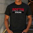 Boston Strong Logo Vintage Boston City Skyline Men's Casual T-Shirt Dark Grey