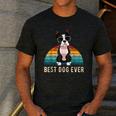 Boston Terrier Boston-Bulldog For Men Women Girls Kids Men's Casual T-Shirt Dark Grey