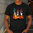 Boston Terrier Dog Lover Fall Ya'Ll Halloween Costume Men Women Men's Casual T-Shirt Dark Grey