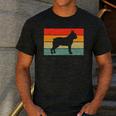 Boston Terrier Dog Lover Retro Vintage Cool For Dog Owner Men's Casual T-Shirt Dark Grey