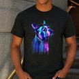 Boston Terrier Dog For a Boston Terrier Mom Men's Casual T-Shirt Dark Grey