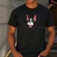 Boston Terrier Dog In The Pocket Boston Terrier For Men Women Girls Kids Men's Casual T-Shirt Dark Grey