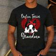 Boston Terrier Grandma Dog Owner Boston Terrier For Men Women Men's Casual T-Shirt Dark Grey