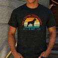 Being a Boston Terrier Grandpa Is Ruff Boston Terrier Men's Casual T-Shirt Dark Grey