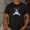 Boston Terrier In The Pocket Cute Boston Terrier Dog Lovers Men Women Girls Kids Men's Casual T-Shirt Dark Grey