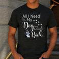 Boston Terrier Reading Books Love My Dog Men Women Kids T-Shirt Men's Casual T-Shirt Dark Grey