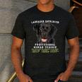 Labrador Retriever Lab Professional Human Trainer Men's Casual T-Shirt Dark Grey