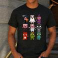 Pig Spooky Ghost Witch Boo-Jee Horror Pumpkin Pig Halloween Men's Casual T-Shirt Dark Grey