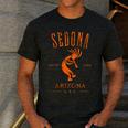 Sedona Arizona Southwestern Style Souvenir Vintage Men's Casual T-Shirt Dark Grey