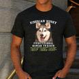 Siberian Husky Professional Human Trainer Men's Casual T-Shirt Dark Grey