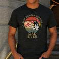 Vintage Best Boston Terrier Dad Ever Dog Father Father's Day Men Girls Kids Men's Casual T-Shirt Dark Grey