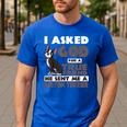 Boston Terrier American Gentleman Non-Sporting Dog Lover Men's Casual T-Shirt Royal Blue