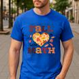 Fall Teacher Fall In Love With Math Math Thanksgiving For Men Women Men&#x27;s Casual T-Shirt Royal Blue