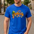 Oktoberfest German Beer Festival October Men's Casual T-Shirt Royal Blue